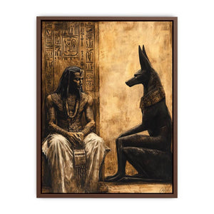 The King with Anubis Poster