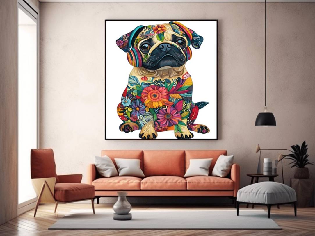Whimsical Pug