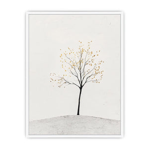 solitary pine Framed Print