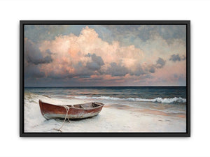 Boat on shore Painting