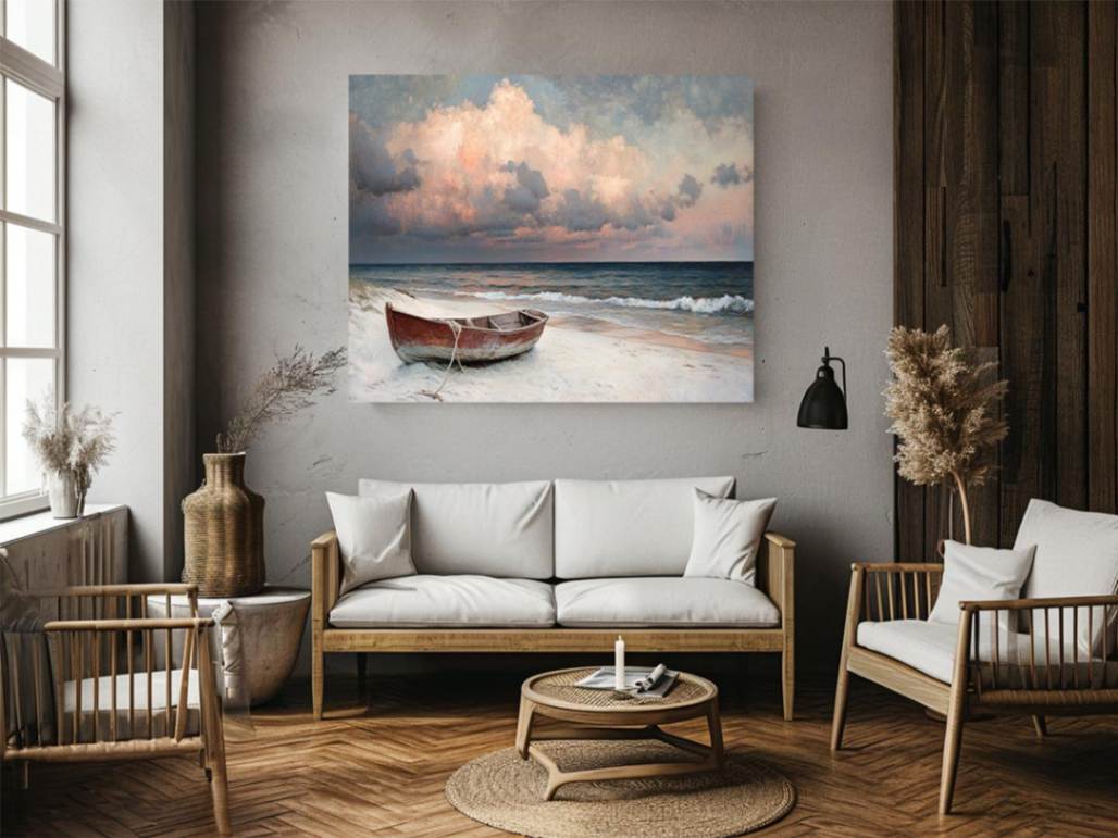 Boat on shore