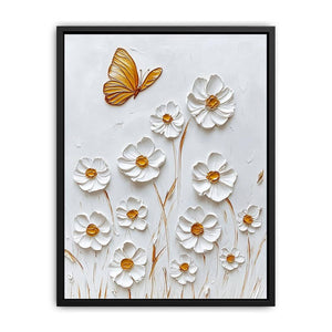 Daisy Texture Painting