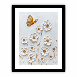 Daisy Texture Art Print