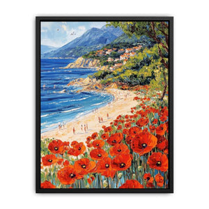 Poppies beach 11 Painting