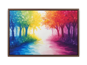 Colorfull Trees 11 Poster