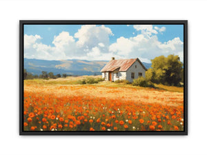 Poppies Landscape Painting