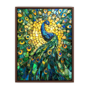 Mesmerizing peacock Poster