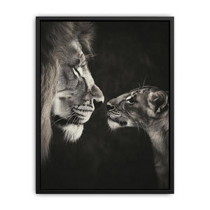 Playful Lion Painting