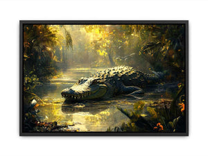 Freshwater Crocodile Painting