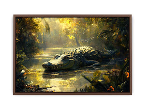 Freshwater Crocodile Poster