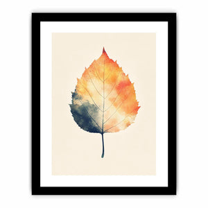minimalist leaf Art Print