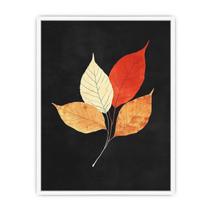 elementary leaf Framed Print