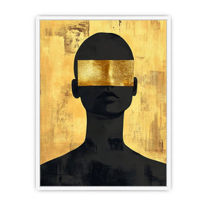Eye closed Framed Print