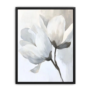 White Petals Painting
