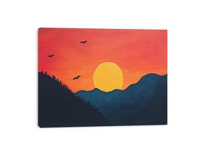sundown Canvas Print