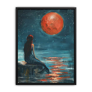 Moonlit Mermaid Painting