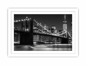 New York Black & white Streched canvas