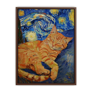 The Starry-Eyed Cat Poster