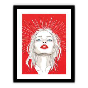 Blue Eyes Art Print