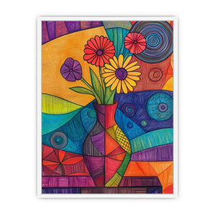 Petal Serenade Framed Print
