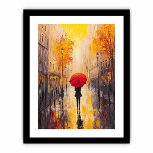 Midnight Stroll In Paris Art Print