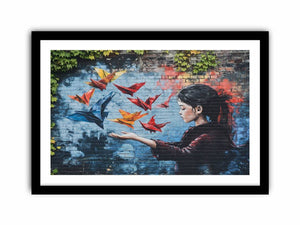 Walls That Speak Art Print