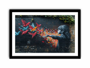 Shadows In Spray Art Print