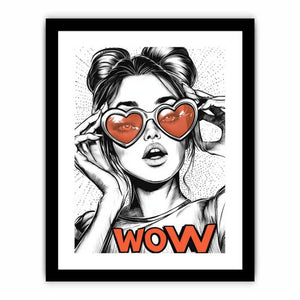 WOW Art Print
