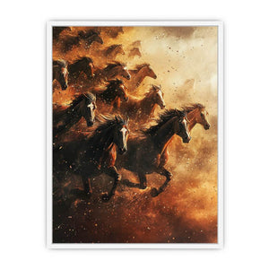 Golden Hoof Framed Print