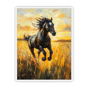 Celestial Stride Framed Print