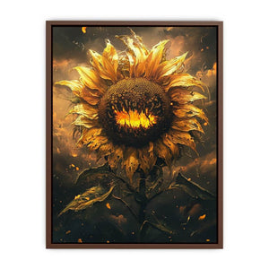 Golden Sunflower Poster