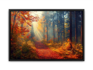 Autumn Forest Trees Painting