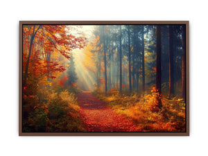 Autumn Forest Trees Poster