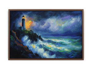 Lighthouse Seascape Poster
