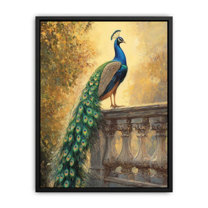 Peacock Sunset Glory Painting