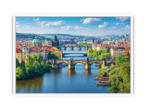 Prague Cityscape Framed Print