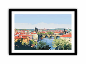 Prague City Art Print