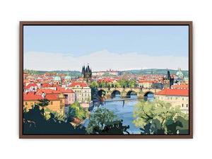 Prague City Poster
