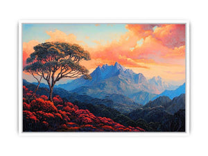 Mount Bartle Frere Framed Print