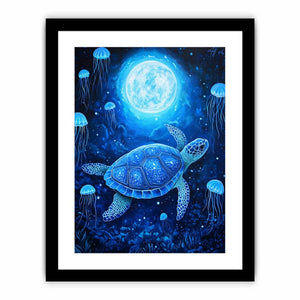 Turtle’s Embrace Art Print