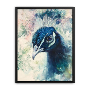 Close-Up Peacock Painting