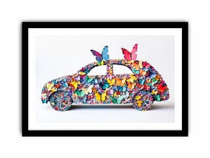 Fluttering Journeys Art Print