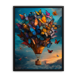 Floating With Butterflies Painting