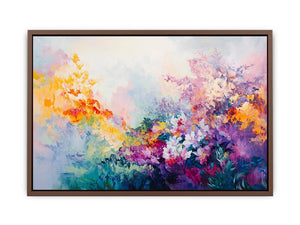 Aurora Of Flowers Poster