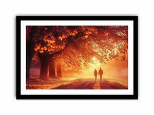 Golden Ember Symphony Art Print