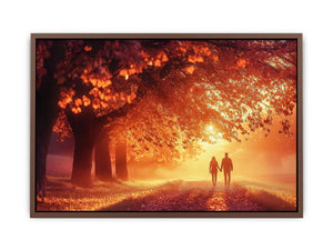 Golden Ember Symphony Poster