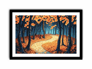 Fires Of The Fall Art Print