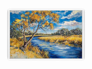 Darling River Framed Print