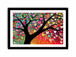 Heartstrings Of Autumn Art Print