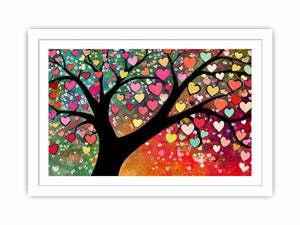 Heartstrings Of Autumn Streched canvas